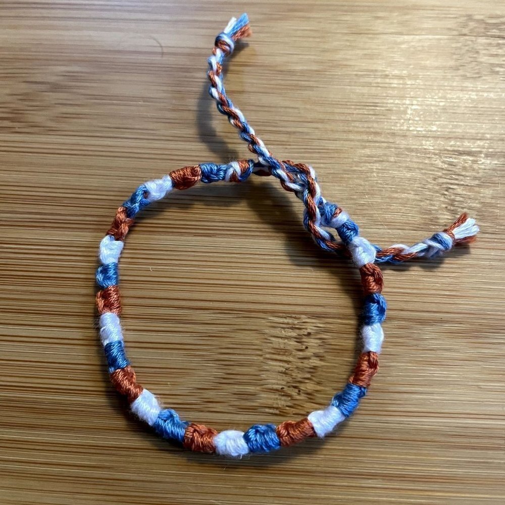 Yvette Woven Bracelet anklet trendy comfortable tie embroidery thread woven gift